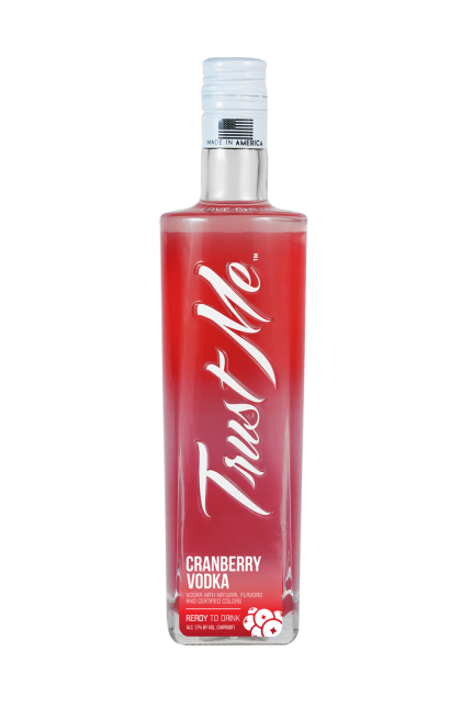 Trust Me Vodka Bottled Cocktail - Cranberry Vodka 375ml