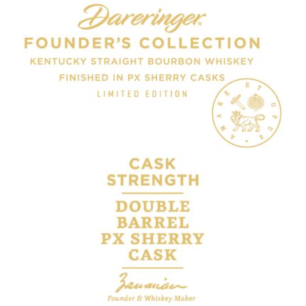 Rabbit Hole Founder's Collection Dareringer PX Sherry Cask Bourbon 750ml