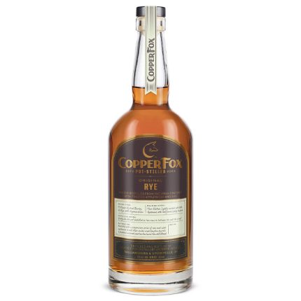 Copper Fox Rye Whiskey 90 PF