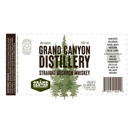 Grand Canyon Distillery Bourbon Whiskey 750ml