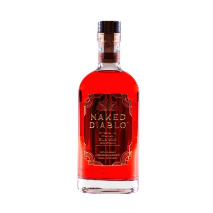 Naked Diablo Blanco Extra Strength Tequila with Carmine Color 750ml