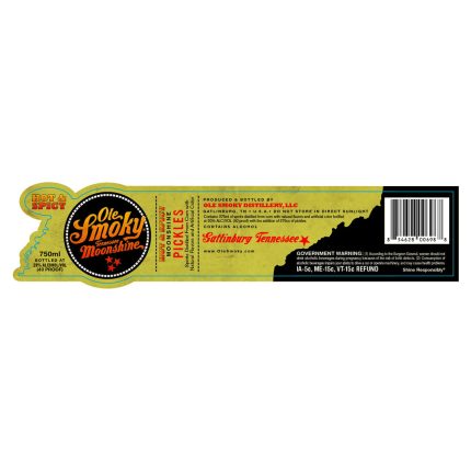 Ole Smoky Moonshine Hot & Spicy Pickles 750ml