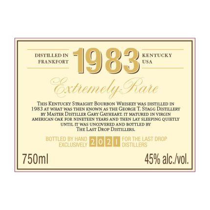 The Last Drop 1983 The Buffalo Trace Distillery 750ml