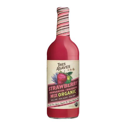 Tres Agaves Organic Strawberry Margarita Mix 1 Liter