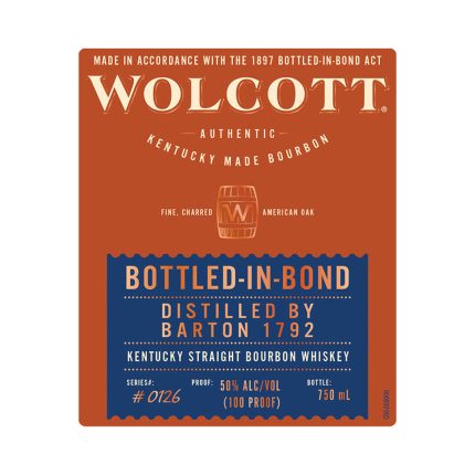 Wolcott Bourbon Bottled In Bond 750ml