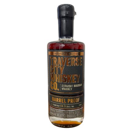 Traverse City Whiskey Barrel Proof Select "Curly" By SDBB 750ml